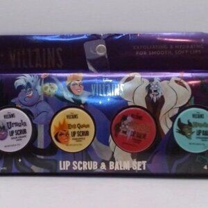 Disney‎ - Villains , Lip Scrub & Balm Set, BRAND NEW IN BOX